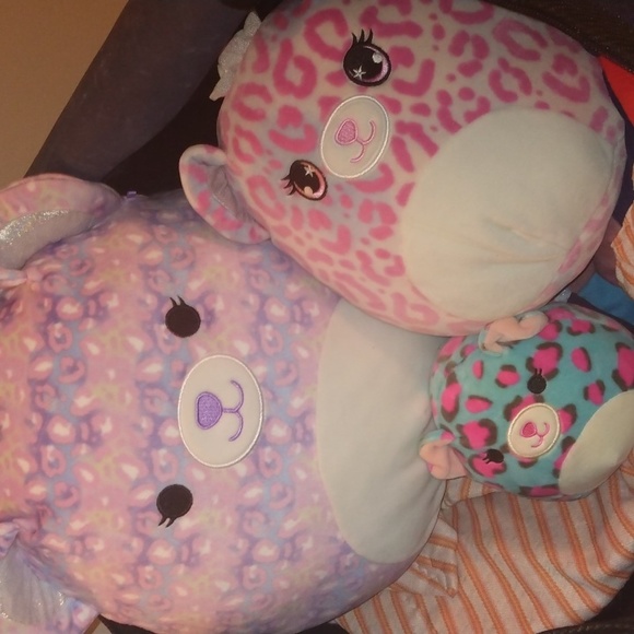 Dallas 12 "+Brandi mystery  bag 7.5"+Chelsea Cheetah 5" squishmallow New - Picture 16 of 17